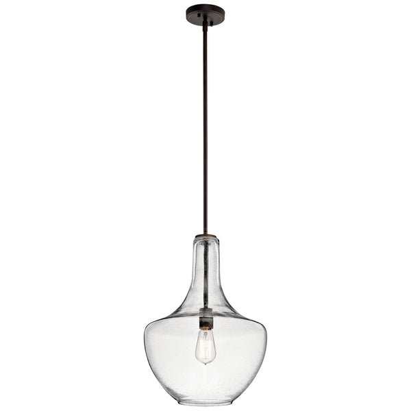 Kichler - 42046OZCS - One Light Pendant - Everly - Olde Bronze from Lighting & Bulbs Unlimited in Charlotte, NC