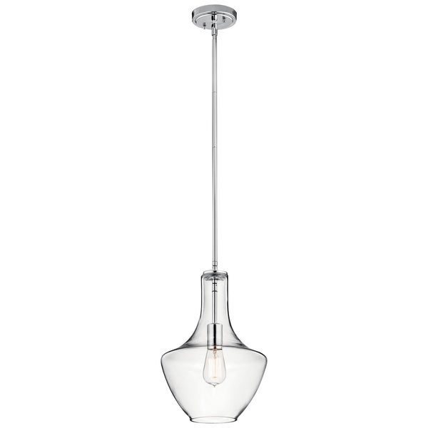 Kichler - 42141CHCLR - One Light Pendant - Everly - Chrome from Lighting & Bulbs Unlimited in Charlotte, NC