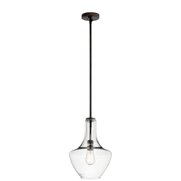 Kichler - 42141OZCLR - One Light Pendant - Everly - Olde Bronze from Lighting & Bulbs Unlimited in Charlotte, NC