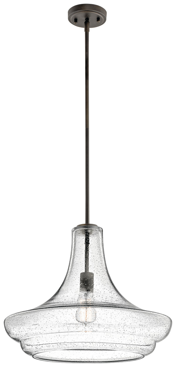Kichler - 42329OZCS - One Light Pendant - Everly - Olde Bronze from Lighting & Bulbs Unlimited in Charlotte, NC