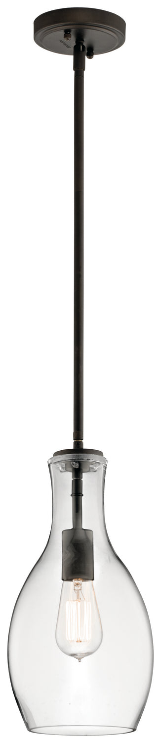 Kichler - 42456OZCLR - One Light Pendant - Everly - Olde Bronze from Lighting & Bulbs Unlimited in Charlotte, NC