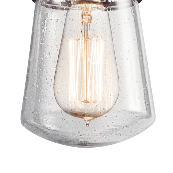 One Light Outdoor Pendant from the Lyndon Collection in Architectural Bronze Finish by Kichler