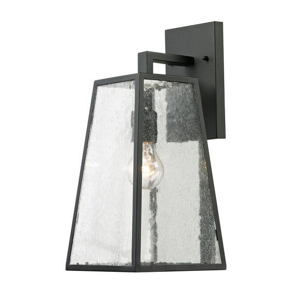 ELK Home - 45091/1 - One Light Outdoor Wall Sconce - Meditterano - Matte Black from Lighting & Bulbs Unlimited in Charlotte, NC