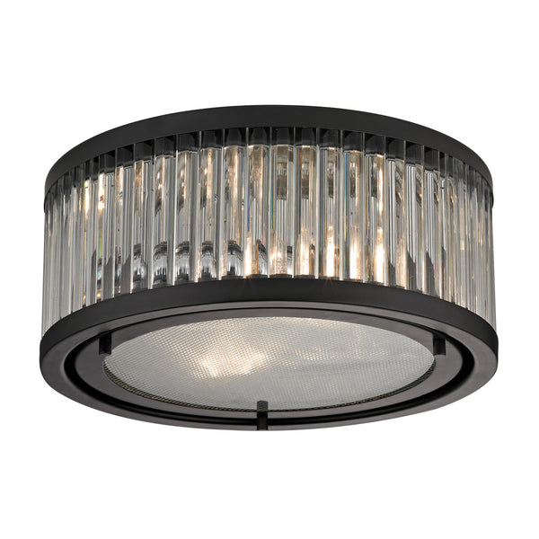 ELK Home - 46132/2 - Two Light Flush Mount - Linden Manor - Oil Rubbed Bronze from Lighting & Bulbs Unlimited in Charlotte, NC