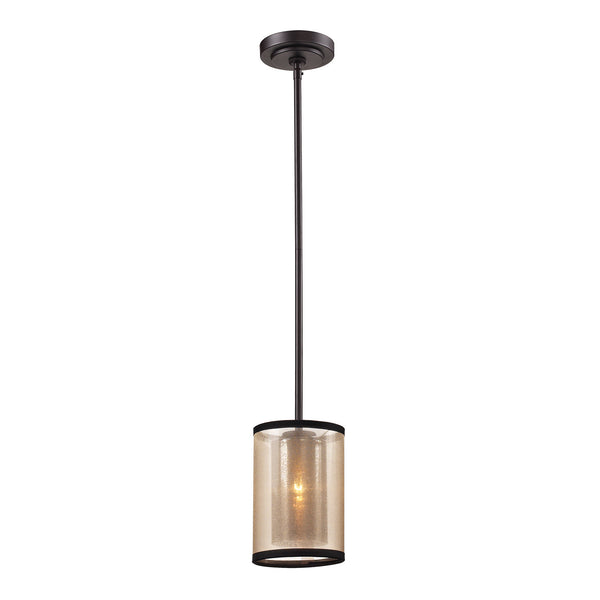 ELK Home - 57026/1 - One Light Mini Pendant - Diffusion - Oil Rubbed Bronze from Lighting & Bulbs Unlimited in Charlotte, NC