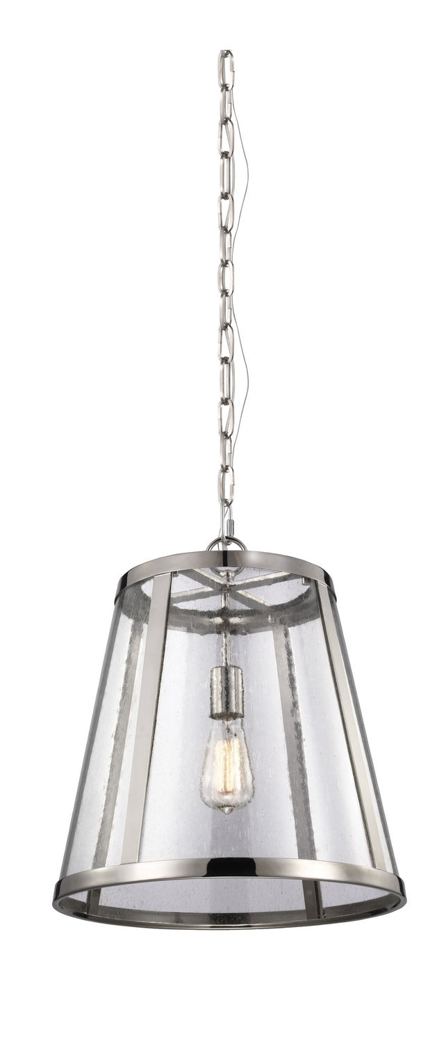 Visual Comfort Studio - P1289PN - One Light Pendant - Harrow - Polished Nickel from Lighting & Bulbs Unlimited in Charlotte, NC