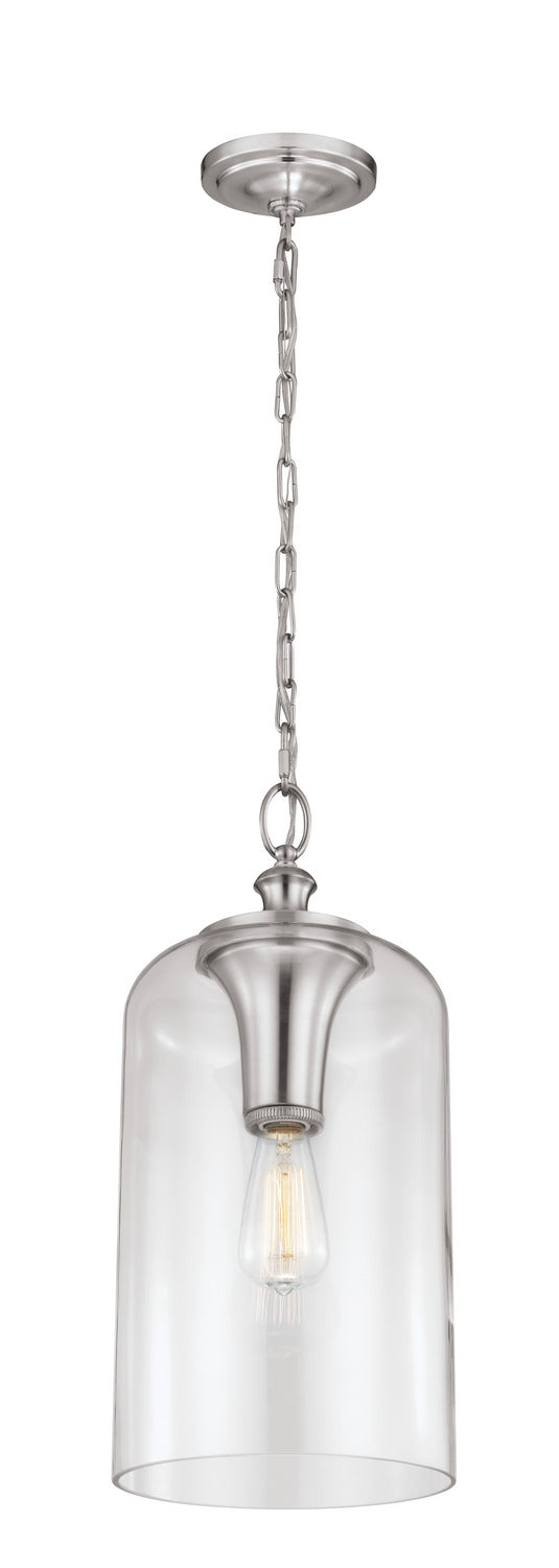 Visual Comfort Studio - P1309BS - One Light Pendant - Hounslow - Brushed Steel from Lighting & Bulbs Unlimited in Charlotte, NC