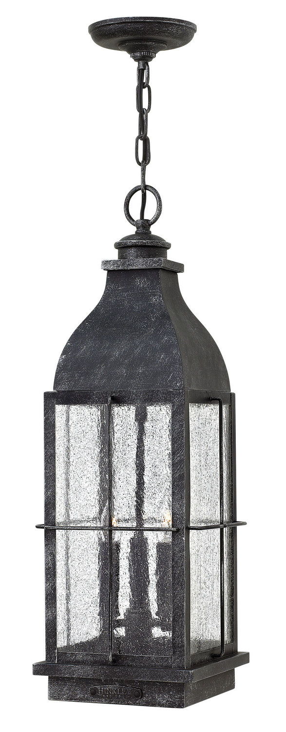 Hinkley - 2042GS - LED Hanging Lantern - Bingham - Greystone from Lighting & Bulbs Unlimited in Charlotte, NC