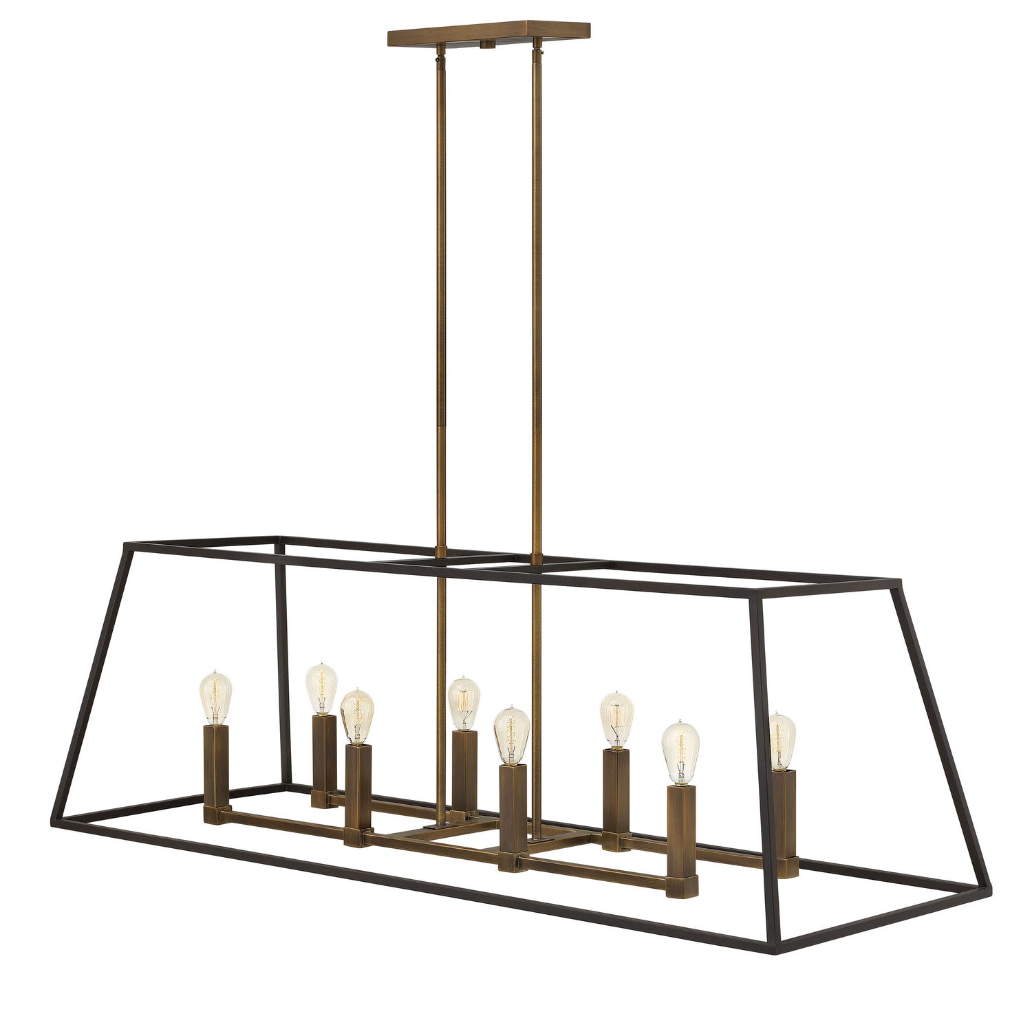 Hinkley - 3338BZ - LED Linear Chandelier - Fulton - Bronze from Lighting & Bulbs Unlimited in Charlotte, NC