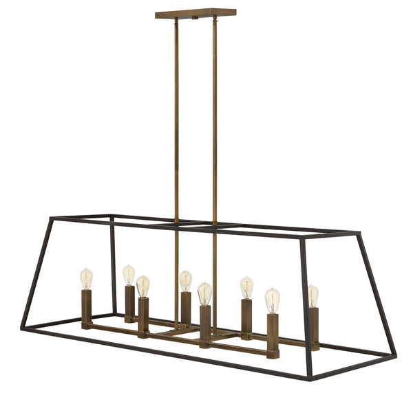 Hinkley - 3338BZ - LED Linear Chandelier - Fulton - Bronze from Lighting & Bulbs Unlimited in Charlotte, NC