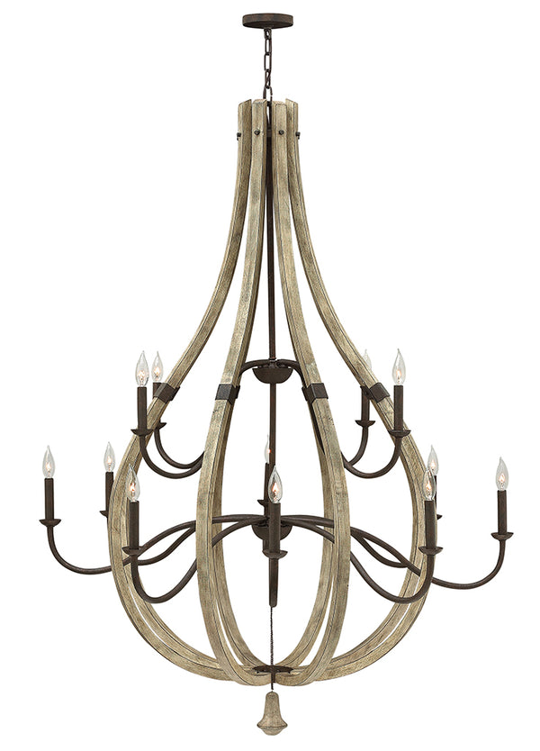 Fredrick Ramond - FR40579IRR - LED Chandelier - Middlefield - Iron Rust from Lighting & Bulbs Unlimited in Charlotte, NC