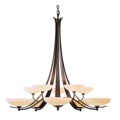 Ten Light Chandelier from the Aegis Collection by Hubbardton Forge