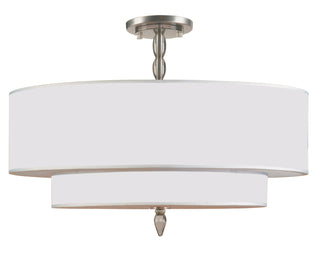 Crystorama - 9507-SN_CEILING - 9507-SN_CEILING - Five Light Ceiling Mount - Five Light Ceiling Mount - Luxo - Luxo - Satin Nickel - Satin Nickel