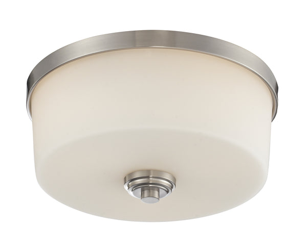 Z-Lite - 226F3 - Three Light Flush Mount - Lamina - Brushed Nickel from Lighting & Bulbs Unlimited in Charlotte, NC