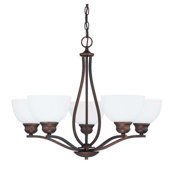 Capital Lighting - 4035BB-212 - Five Light Chandelier - Stanton - Burnished Bronze from Lighting & Bulbs Unlimited in Charlotte, NC