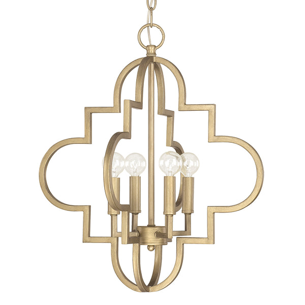 Capital Lighting - 4541BG - Four Light Pendant - Ellis - Brushed Gold from Lighting & Bulbs Unlimited in Charlotte, NC