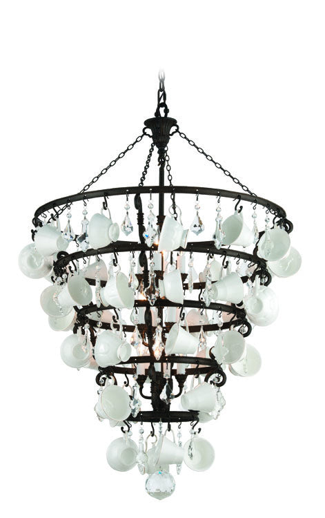 Troy Lighting - F3826 - 12 Light Pendant - Barista - Vintage Bronze from Lighting & Bulbs Unlimited in Charlotte, NC