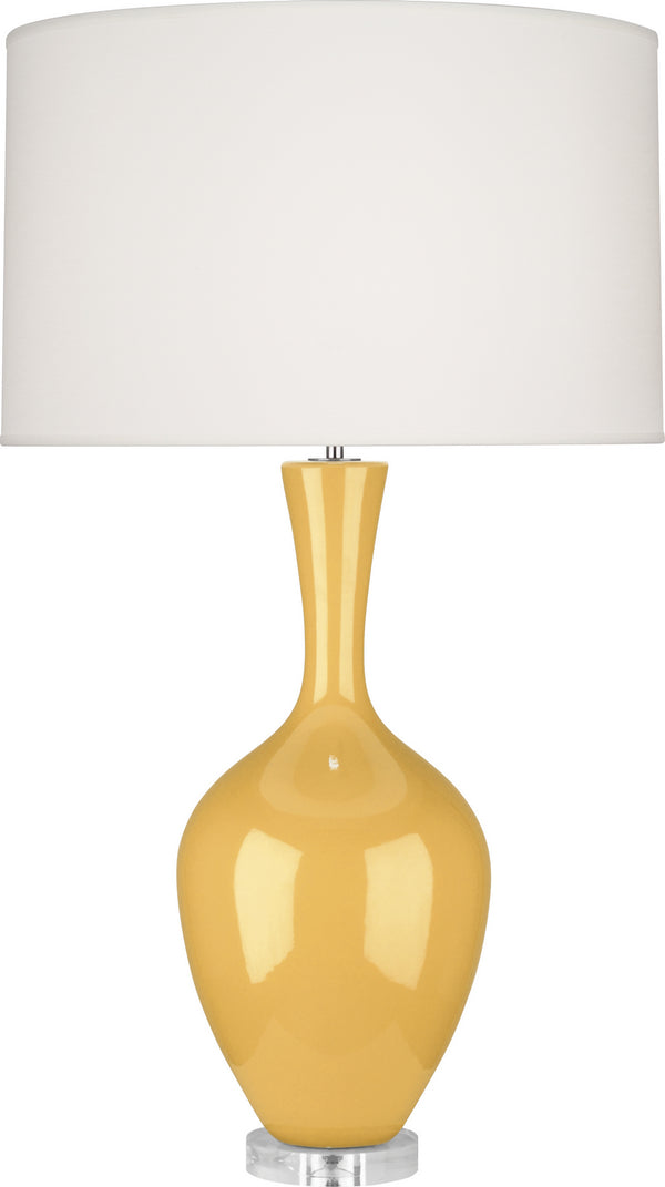 Robert Abbey - SU980 - One Light Table Lamp - Audrey - Sunset Yellow Glazed from Lighting & Bulbs Unlimited in Charlotte, NC