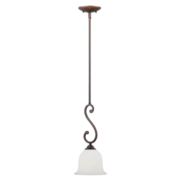 Millennium - 1581-RBZ - One Light Mini Pendant - Courtney Lakes - Rubbed Bronze from Lighting & Bulbs Unlimited in Charlotte, NC