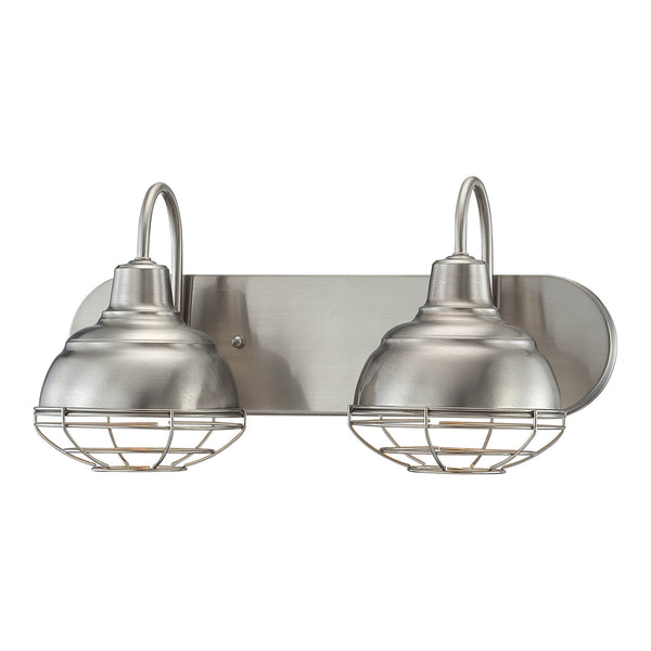 Millennium - 5422-SN - Two Light Vanity - Neo-Industrial - Satin Nickel from Lighting & Bulbs Unlimited in Charlotte, NC