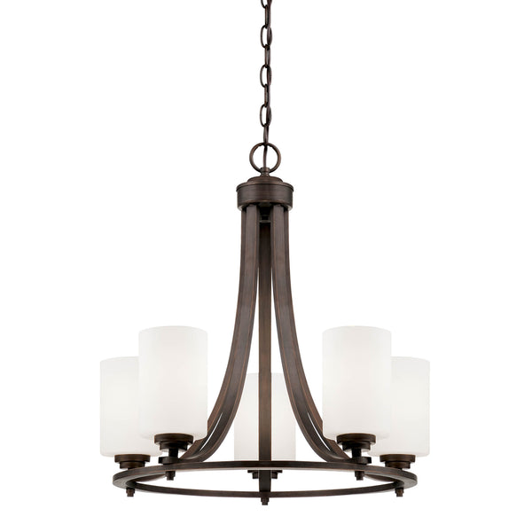 Millennium - 7255-RBZ - Five Light Chandelier - Bristo - Rubbed Bronze from Lighting & Bulbs Unlimited in Charlotte, NC