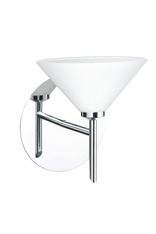 Besa - 1SW-117607-CR - One Light Wall Sconce - Kona - Chrome from Lighting & Bulbs Unlimited in Charlotte, NC