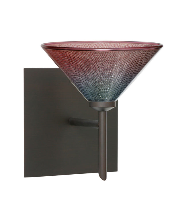 Besa - 1SW-117681-BR-SQ - One Light Wall Sconce - Kona - Bronze from Lighting & Bulbs Unlimited in Charlotte, NC