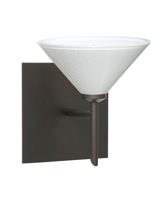 Besa - 1SW-282453-BR-SQ - One Light Wall Sconce - Kona - Bronze from Lighting & Bulbs Unlimited in Charlotte, NC