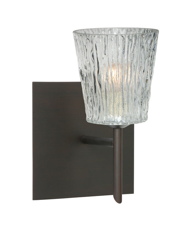 Besa - 1SW-512500-BR-SQ - One Light Wall Sconce - Nico - Bronze from Lighting & Bulbs Unlimited in Charlotte, NC