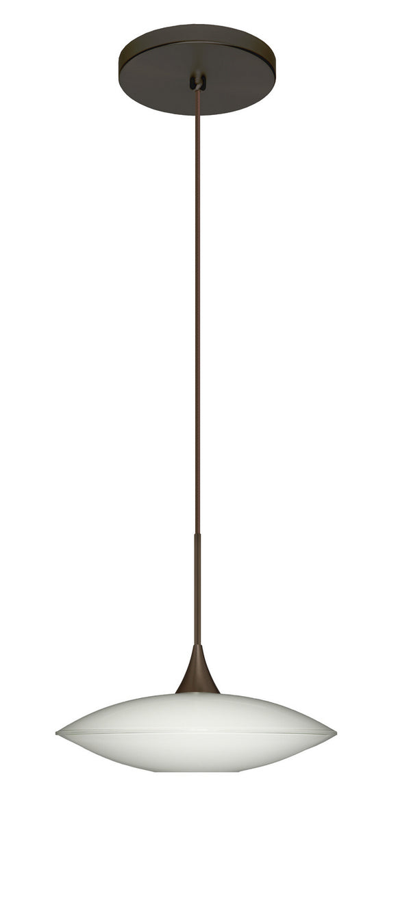 Besa - 1XT-629406-BR - One Light Pendant - Spazio - Bronze from Lighting & Bulbs Unlimited in Charlotte, NC