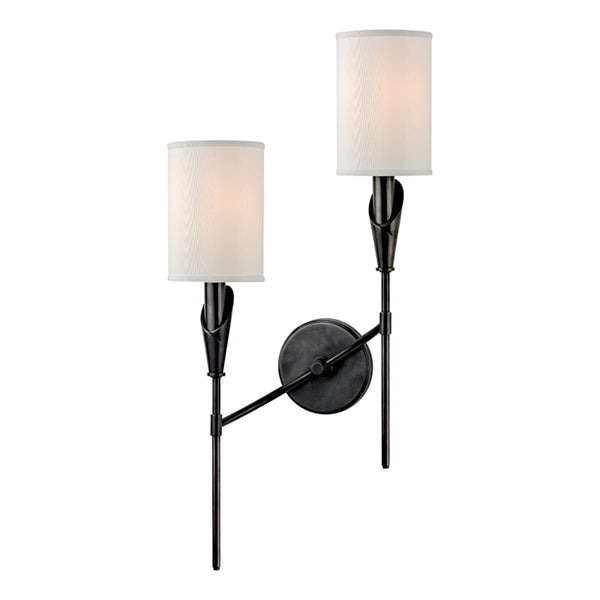 Hudson Valley - 1312L-OB - Two Light Wall Sconce - Tate - Old Bronze from Lighting & Bulbs Unlimited in Charlotte, NC