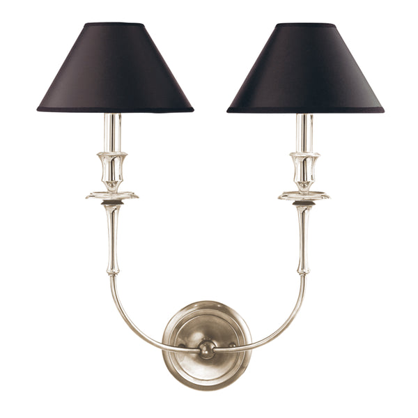 Hudson Valley - 1862-PN - Two Light Wall Sconce - Jasper - Polished Nickel from Lighting & Bulbs Unlimited in Charlotte, NC