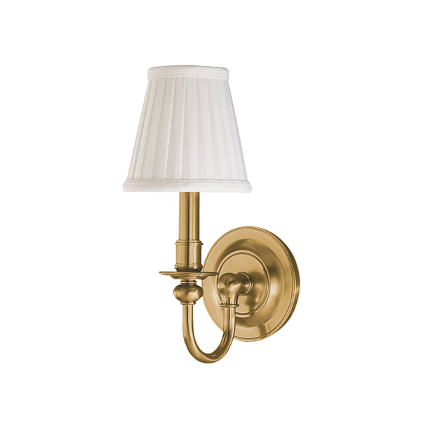 Hudson Valley - 1901-AGB - One Light Wall Sconce - Beekman - Aged Brass from Lighting & Bulbs Unlimited in Charlotte, NC