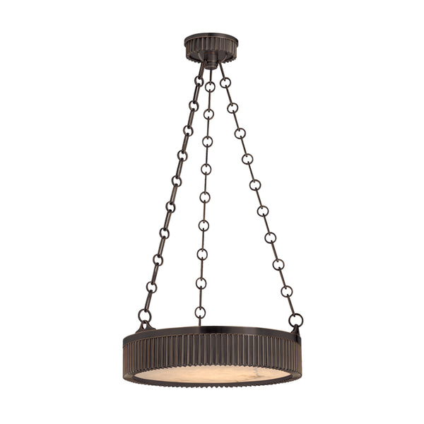 Hudson Valley - 516-DB - Four Light Pendant - Lynden - Distressed Bronze from Lighting & Bulbs Unlimited in Charlotte, NC