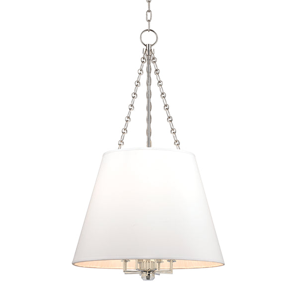 Hudson Valley - 6422-PN - Eight Light Pendant - Burdett - Polished Nickel from Lighting & Bulbs Unlimited in Charlotte, NC