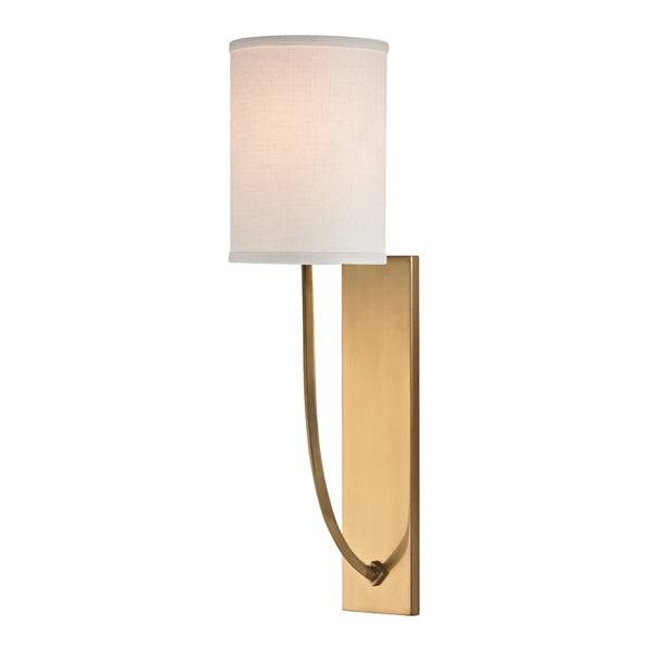 Hudson Valley - 731-AGB - One Light Wall Sconce - Colton - Aged Brass from Lighting & Bulbs Unlimited in Charlotte, NC