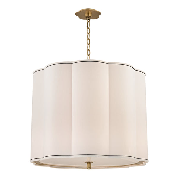 Hudson Valley - 7925-AGB - Five Light Chandelier - Sweeny - Aged Brass from Lighting & Bulbs Unlimited in Charlotte, NC