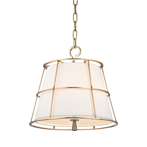 Hudson Valley - 9816-AGB - Two Light Pendant - Savona - Aged Brass from Lighting & Bulbs Unlimited in Charlotte, NC