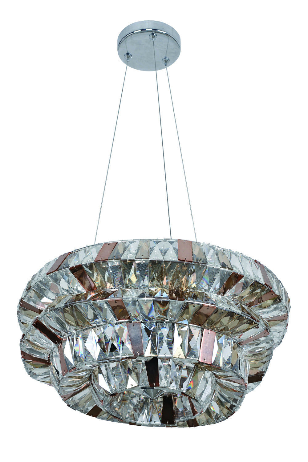 Allegri - 026352-010-FR000 - 15 Light Pendant - Gehry - Chrome from Lighting & Bulbs Unlimited in Charlotte, NC