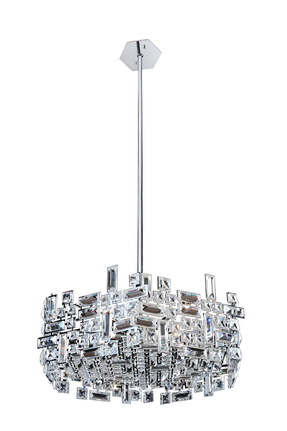 Allegri - 11197-010-FR001 - Six Light Pendant - Vermeer - Chrome from Lighting & Bulbs Unlimited in Charlotte, NC