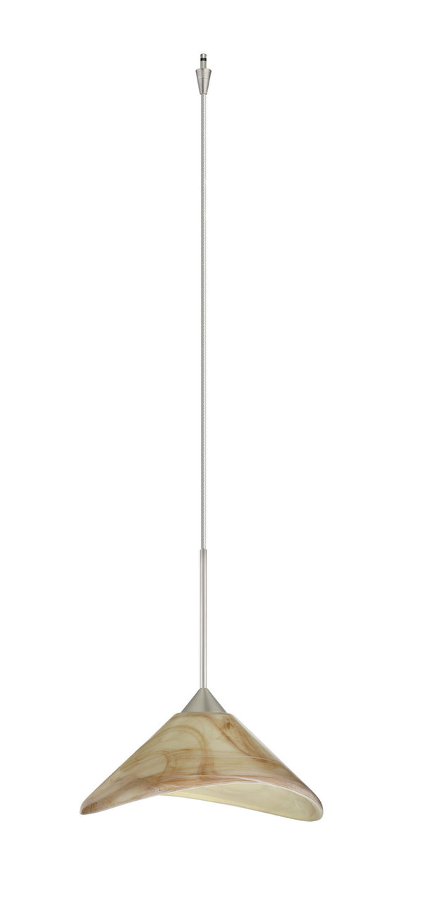 Besa - XP-191383-SN - One Light Pendant - Hoppi - Satin Nickel from Lighting & Bulbs Unlimited in Charlotte, NC