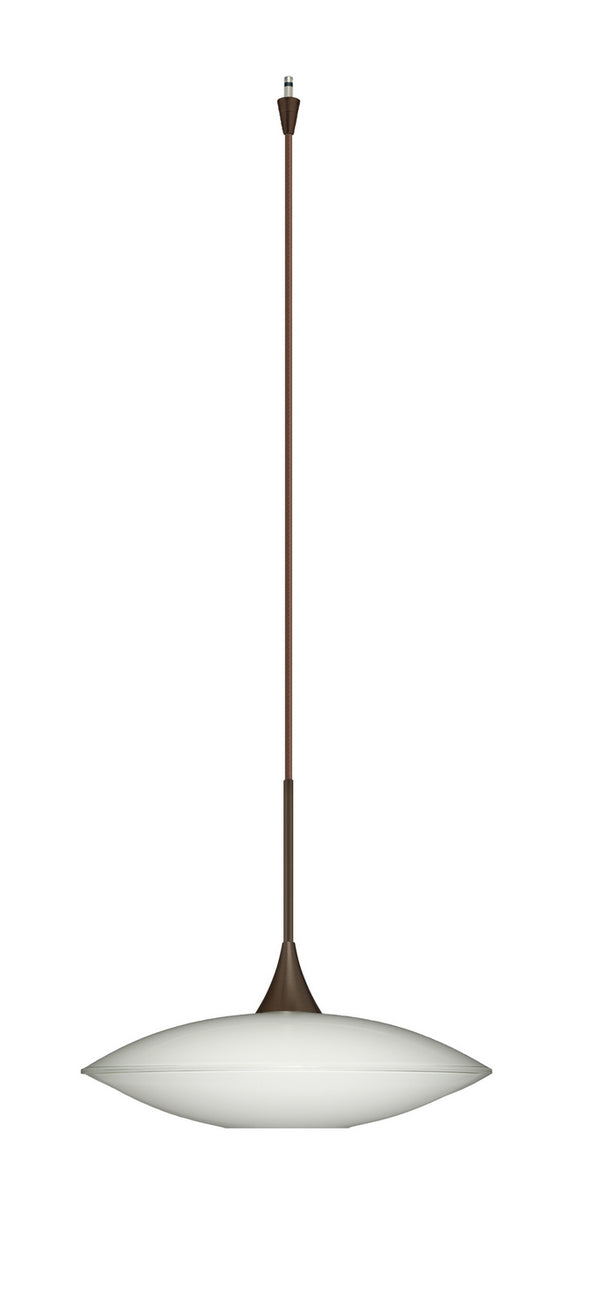 Besa - XP-629406-BR - One Light Pendant - Spazio - Bronze from Lighting & Bulbs Unlimited in Charlotte, NC