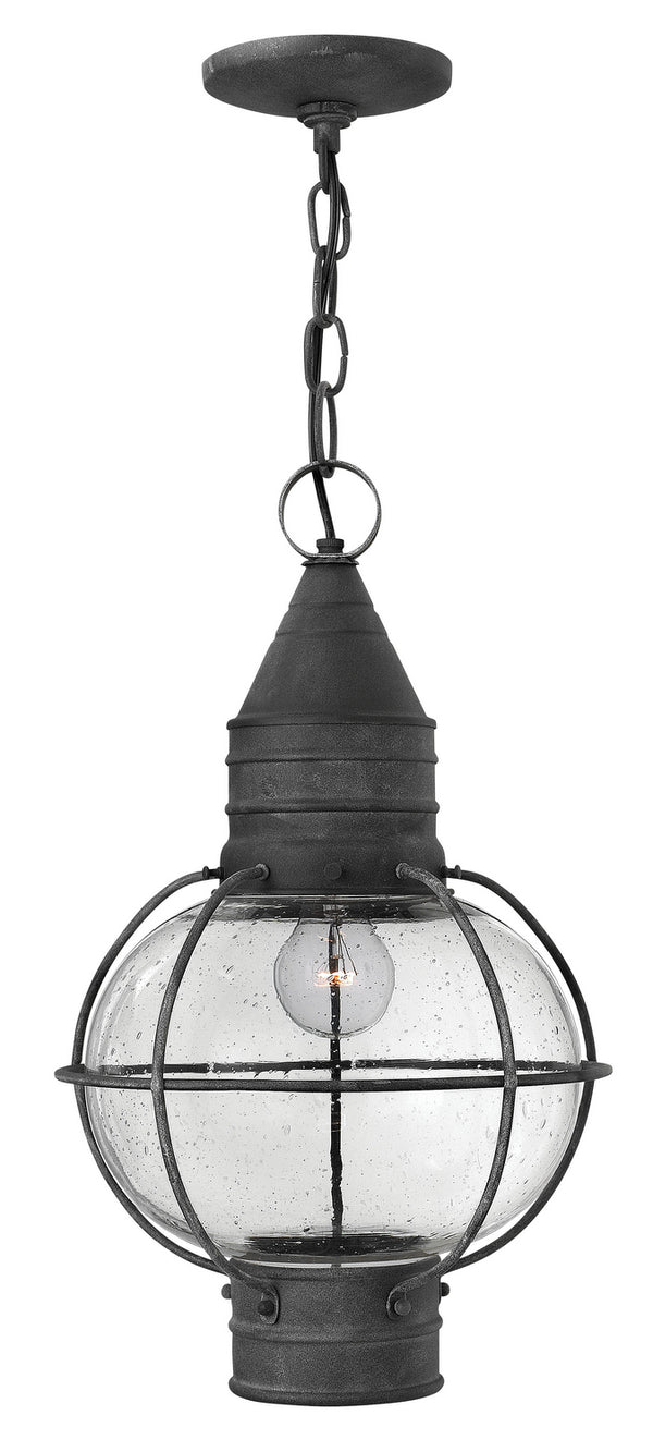 Hinkley - 2202DZ - LED Hanging Lantern - Cape Cod - Aged Zinc from Lighting & Bulbs Unlimited in Charlotte, NC