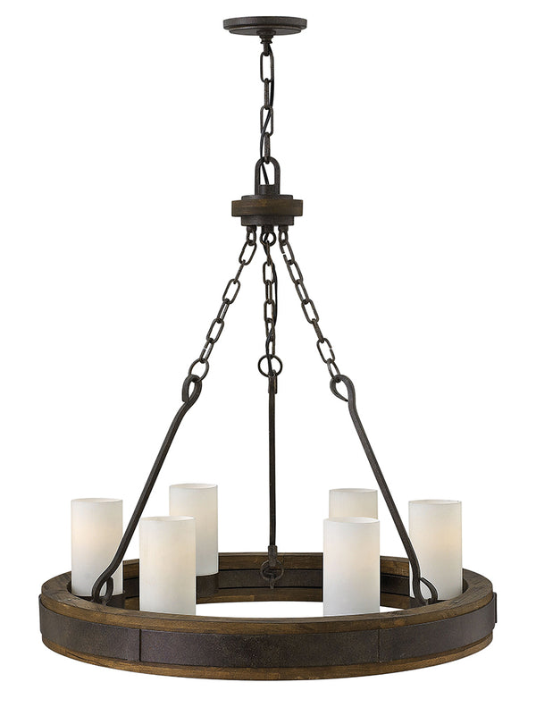 Fredrick Ramond - FR48436IRN - LED Chandelier - Cabot - Rustic Iron from Lighting & Bulbs Unlimited in Charlotte, NC