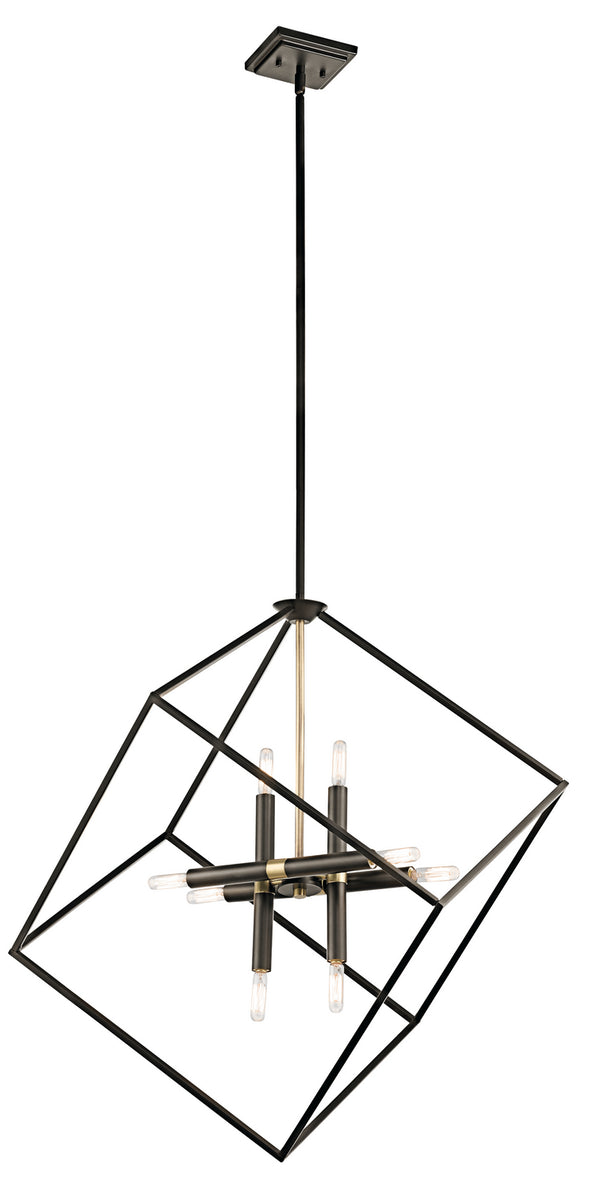 Kichler - 42526OZ - Eight Light Pendant - Cartone - Olde Bronze from Lighting & Bulbs Unlimited in Charlotte, NC