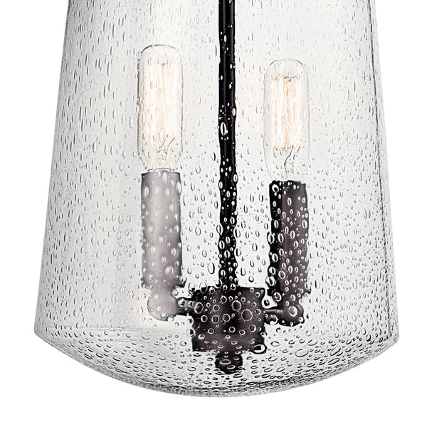 Two Light Outdoor Wall Mount from the Lyndon Collection in Architectural Bronze Finish by Kichler