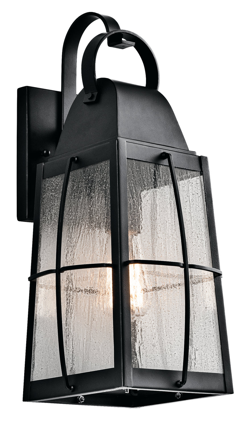 Kichler - 49553BKT - One Light Outdoor Wall Mount - Tolerand - Textured Black from Lighting & Bulbs Unlimited in Charlotte, NC