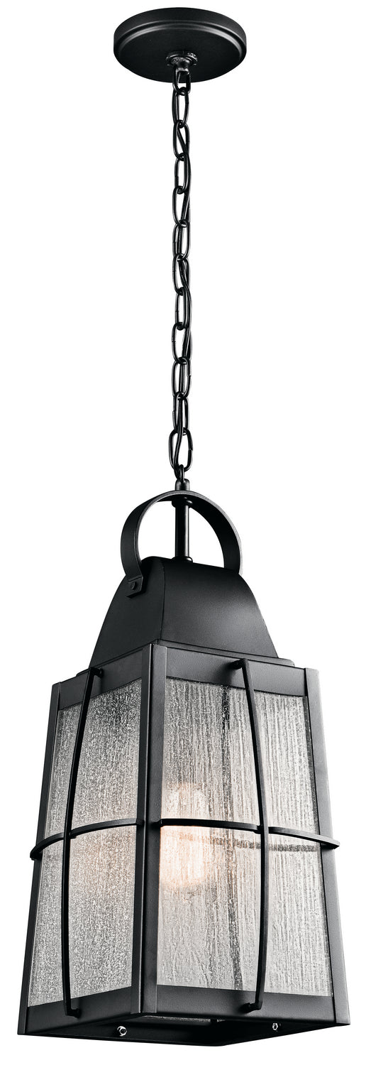 Kichler - 49556BKT - One Light Outdoor Pendant - Tolerand - Textured Black from Lighting & Bulbs Unlimited in Charlotte, NC