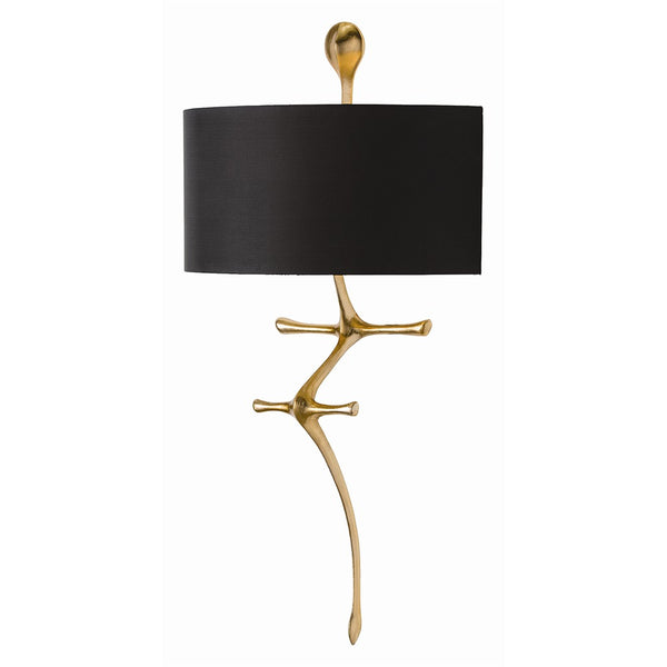 Arteriors - 49992 - One Light Wall Sconce - Gilbert - Gold Leaf from Lighting & Bulbs Unlimited in Charlotte, NC