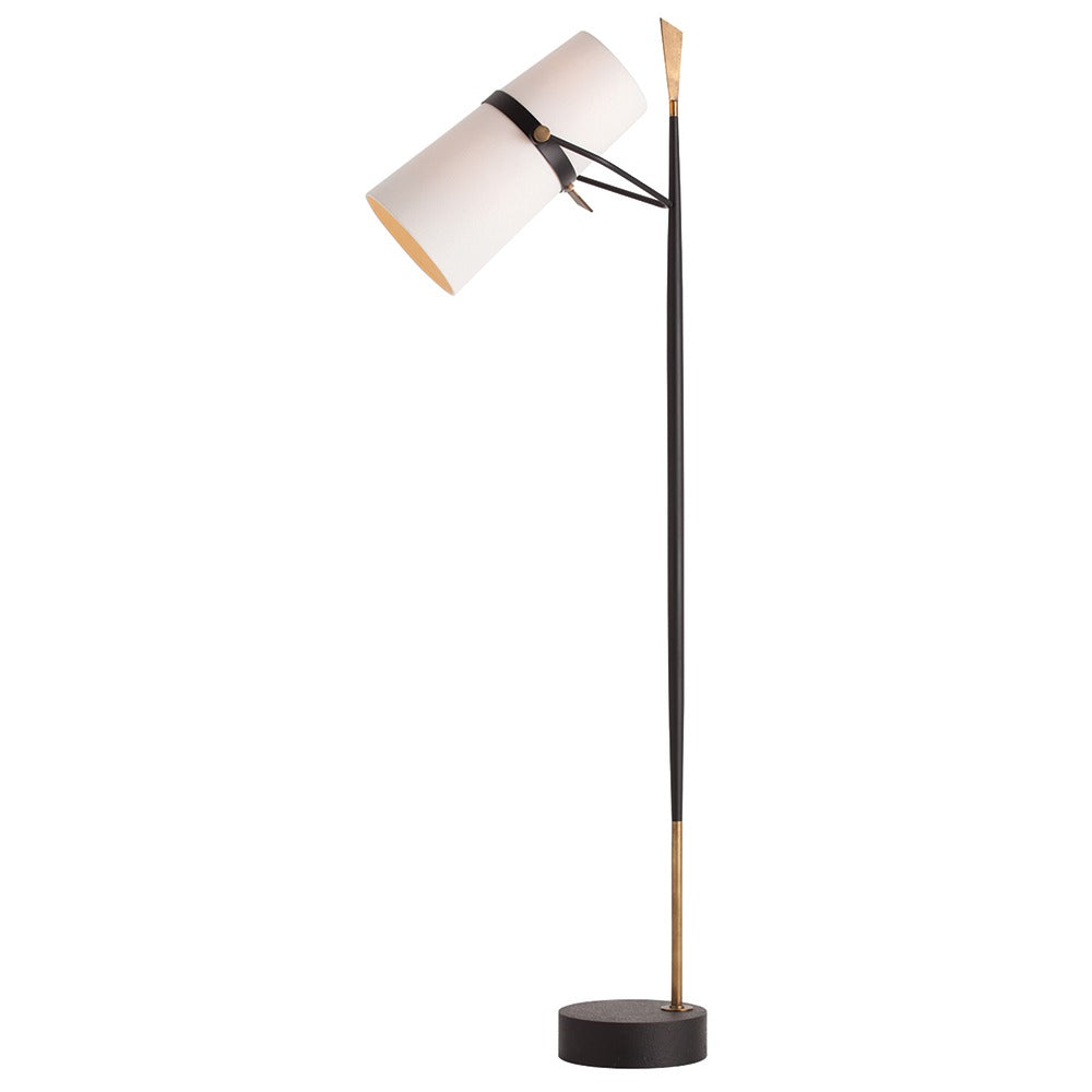 Arteriors - 79680 - Two Light Floor Lamp - Yasmin - Antique Black from Lighting & Bulbs Unlimited.